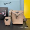 PRADA New Arrival (Tri-combination Full Leather Style) Shoulder Bag
