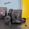 PRADA New Arrival (Tri-combination Full Leather Style) Shoulder Bag