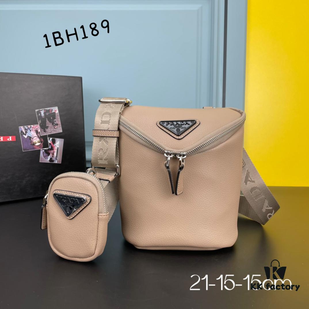 6930c20e6e68136f4d9af350 PRADA New Counter Style (Tri-fold Full Leather) Shoulder Bag