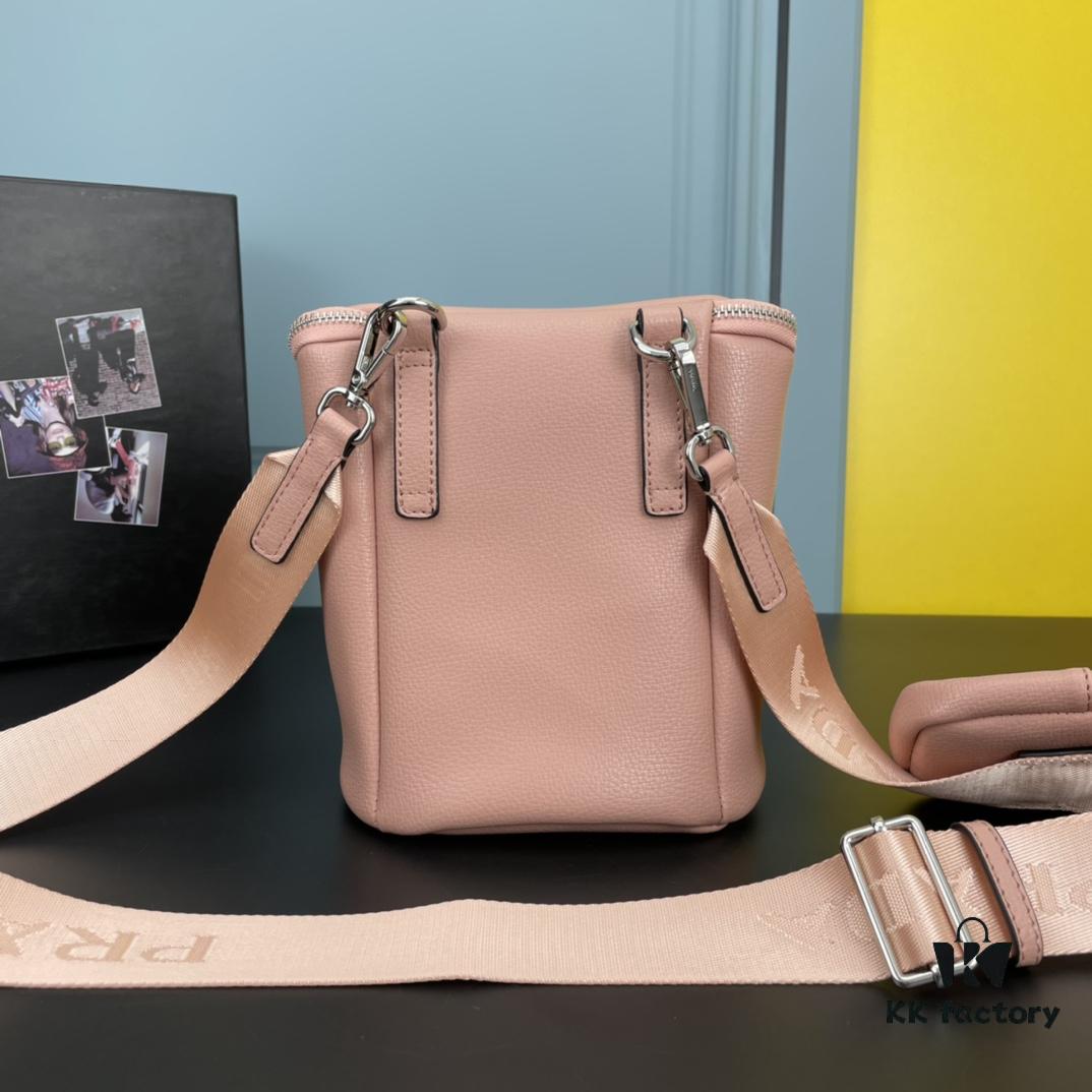 PRADA New Counter Model (Triple-Combined Full Leather) Shoulder Bag