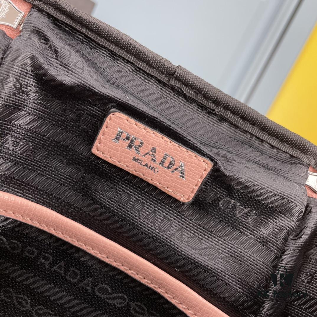 PRADA New Counter Model (Triple-Combined Full Leather) Shoulder Bag