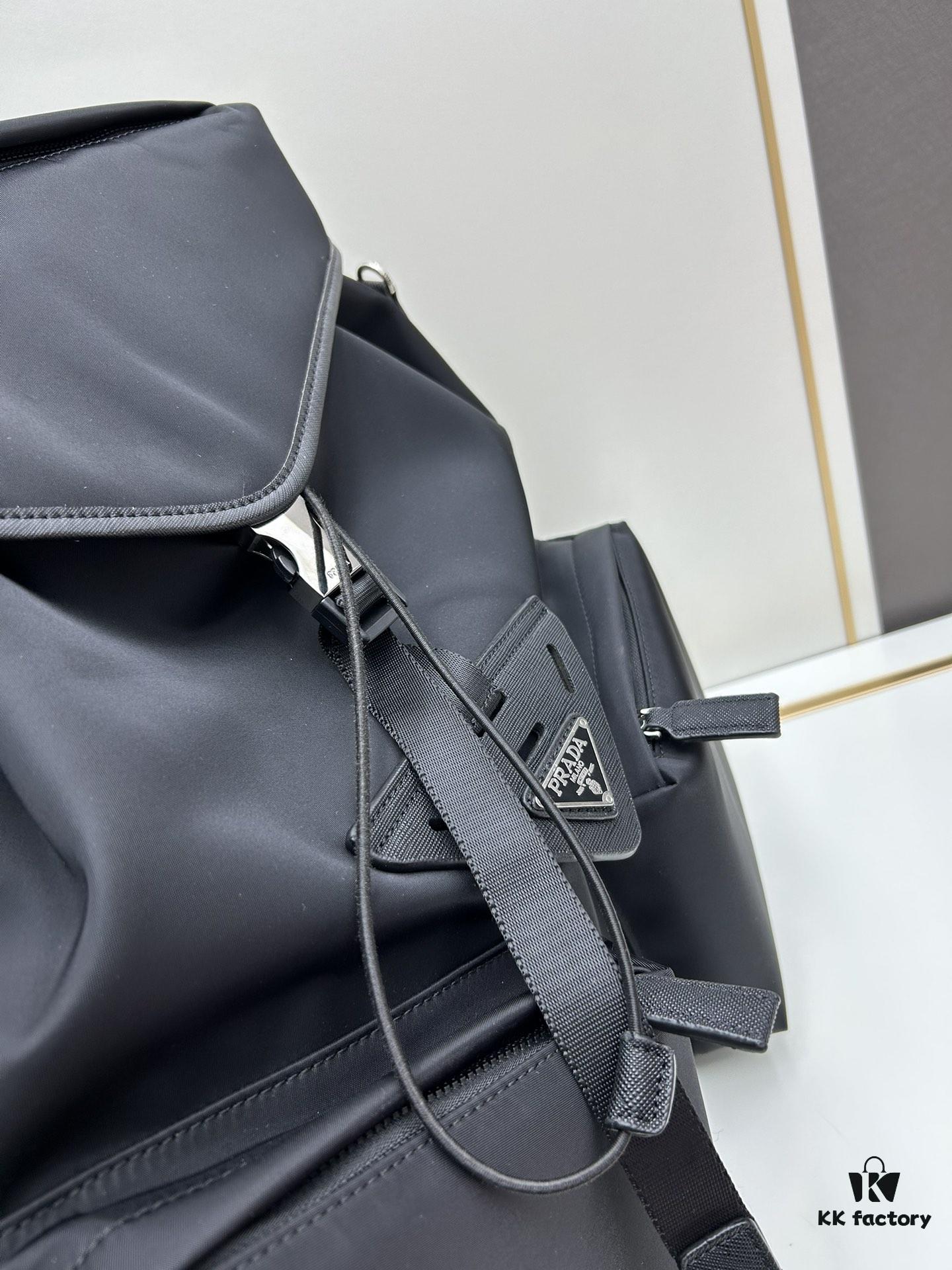 6930c23b6e68136f4d9af384 Prada Nylon Backpack 2VZ108 Dual Shoulder Strap Bag