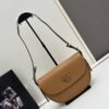6930c25f6e68136f4d9af3a4 Prada Classic Leather Crossbody Bag with Metal Logo for Women, Arqué Collection, Includes Box
