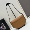 6930c26c6e68136f4d9af3af Prada Classic Leather Crossbody Bag with Metal Logo for Women, Arqué Collection, Comes with Box