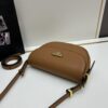 6930c26d6e68136f4d9af3b0 Prada Classic Leather Crossbody Bag with Metal Logo for Women, Arqué Collection, Comes with Box
