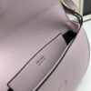 Prada Classic Leather Crossbody Bag with Metal Logo for Women, Arqué Collection, Comes with Box