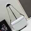 6930c27c6e68136f4d9af3c0 Box Included Authentic French Purchase Prada Arqué Leather Crossbody Bag for Women with Metal Logo, 23-16-6 cm