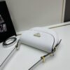 6930c27d6e68136f4d9af3c1 Box Included Authentic French Purchase Prada Arqué Leather Crossbody Bag for Women with Metal Logo, 23-16-6 cm