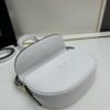 6930c2806e68136f4d9af3c4 Box Included Authentic French Purchase Prada Arqué Leather Crossbody Bag for Women with Metal Logo, 23-16-6 cm