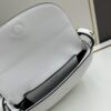 6930c2816e68136f4d9af3c5 Box Included Authentic French Purchase Prada Arqué Leather Crossbody Bag for Women with Metal Logo, 23-16-6 cm