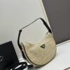6930c2876e68136f4d9af3cb Prada Straw Hobo Bag with Box ||| Prada Beautiful Raffia Handbag