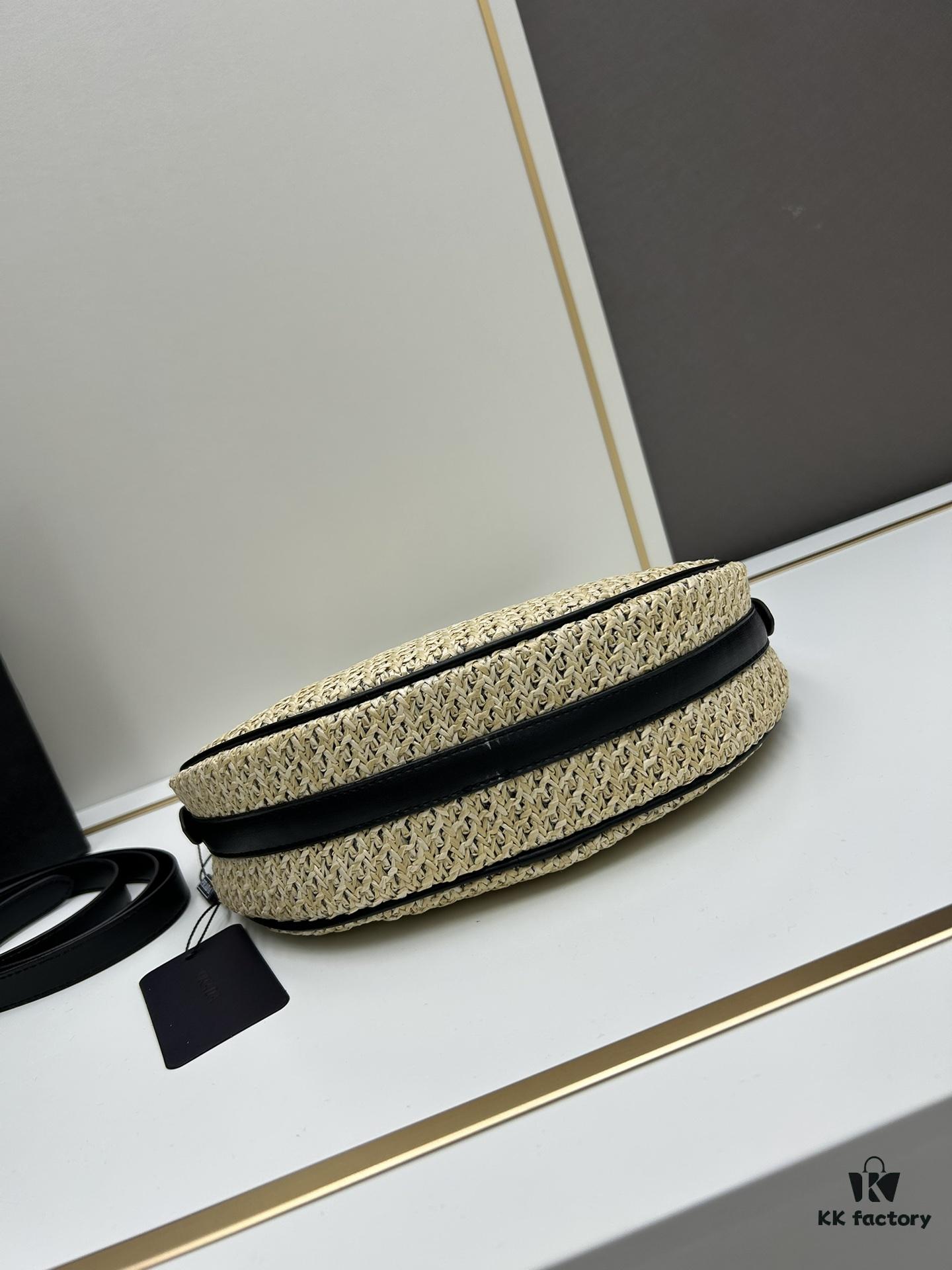 6930c2896e68136f4d9af3ce Prada Straw Hobo Bag with Box ||| Prada Beautiful Raffia Handbag
