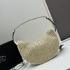 6930c2936e68136f4d9af3db Prada Woven Hobo Bag with Box