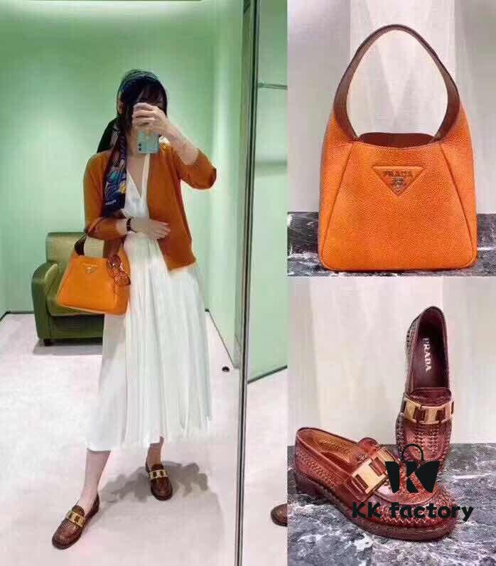 6930c29a6e68136f4d9af3e7 Prada Latest Tote Bag with Box ✅ Made from Genuine Italian Natural Pebbled Calfskin 💯