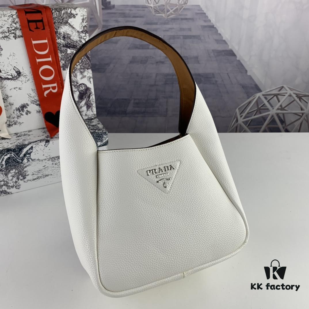 6930c2a66e68136f4d9af3ff Prada Latest Tote Bag with Box - Authentic Italian Natural Calfskin