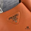 6930c2aa6e68136f4d9af404 Prada Latest Model Tote Bag with Box - Genuine Italian Natural Grained Calfskin