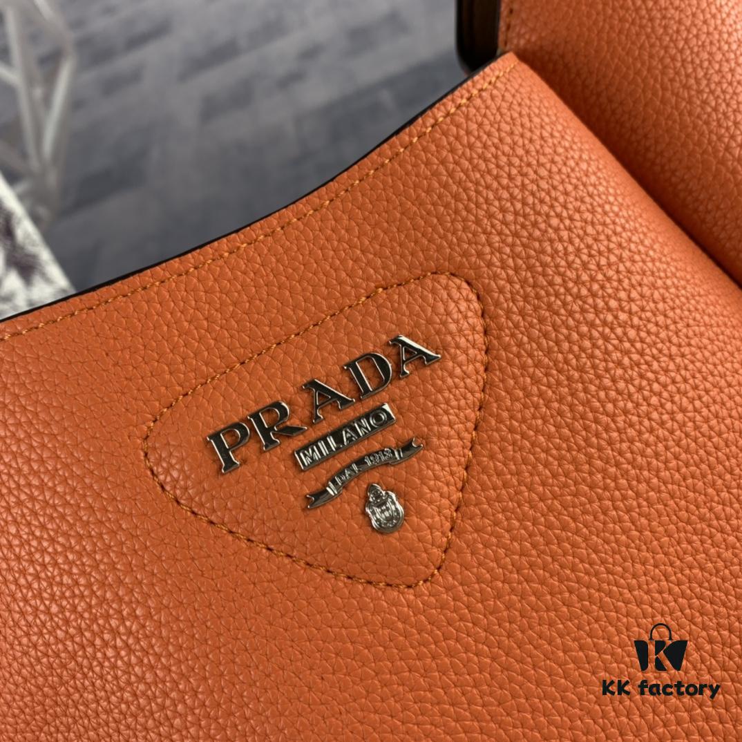 6930c2aa6e68136f4d9af404 Prada Latest Model Tote Bag with Box - Genuine Italian Natural Grained Calfskin