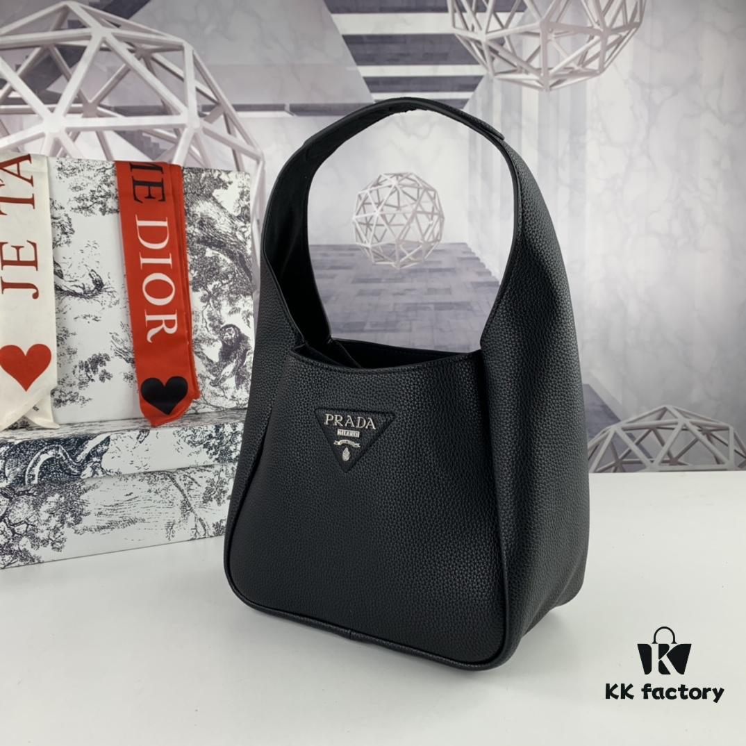 6930c2ac6e68136f4d9af40c Prada Latest Tote Bag with Box - Genuine Italian Natural Grained Calfskin