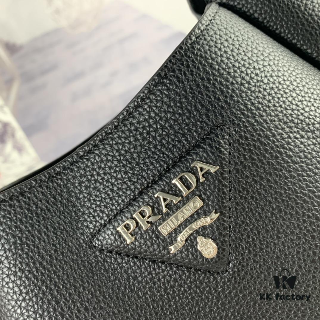 6930c2ae6e68136f4d9af40e Prada Latest Tote Bag with Box - Genuine Italian Natural Grained Calfskin