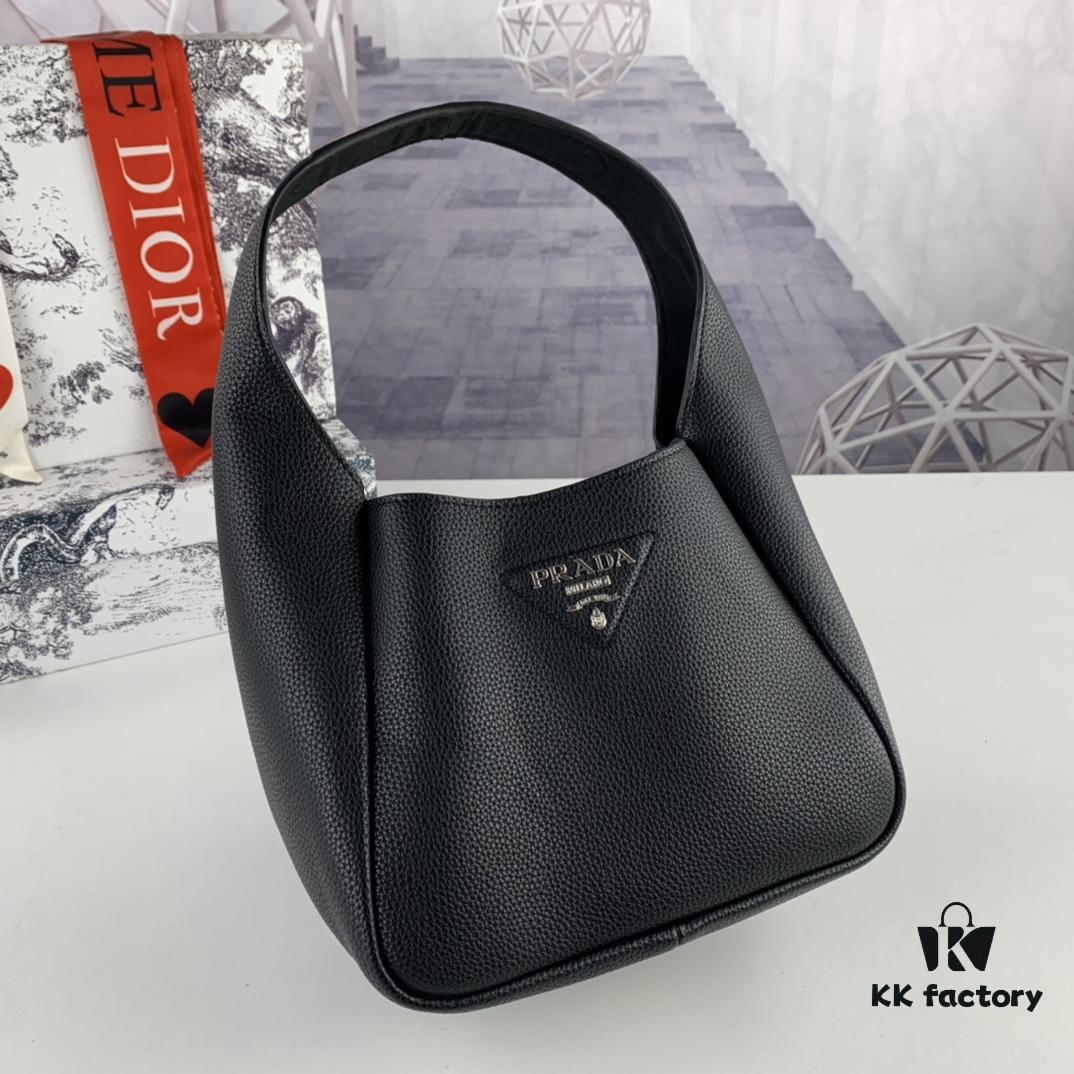 6930c2af6e68136f4d9af411 Prada Latest Tote Bag with Box - Genuine Italian Natural Grained Calfskin