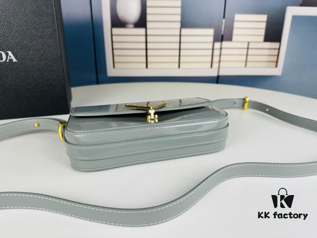 6930c2b76e68136f4d9af422 PRADA New Soft Calf Leather Box Bag, Size 21.5x13x5, Style No. 339