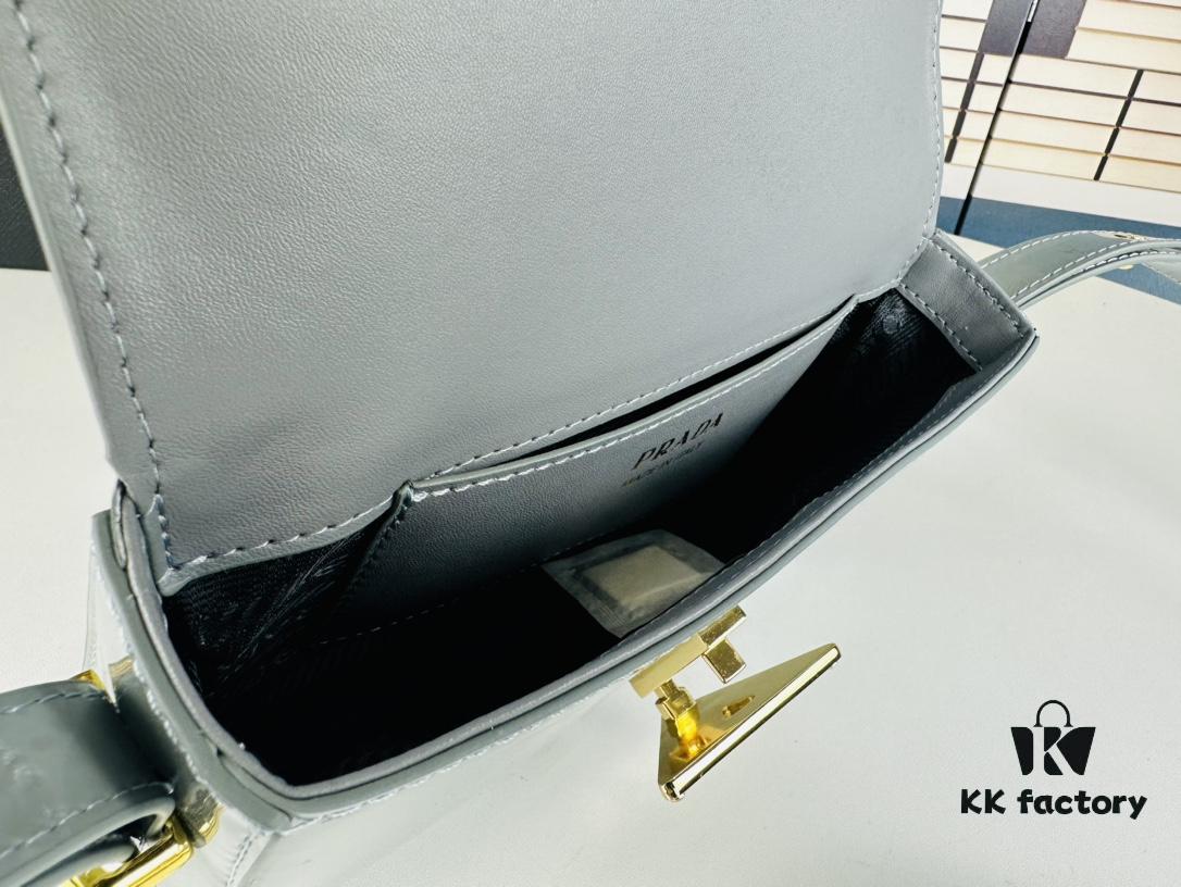 6930c2b86e68136f4d9af424 PRADA New Soft Calf Leather Box Bag, Size 21.5x13x5, Style No. 339