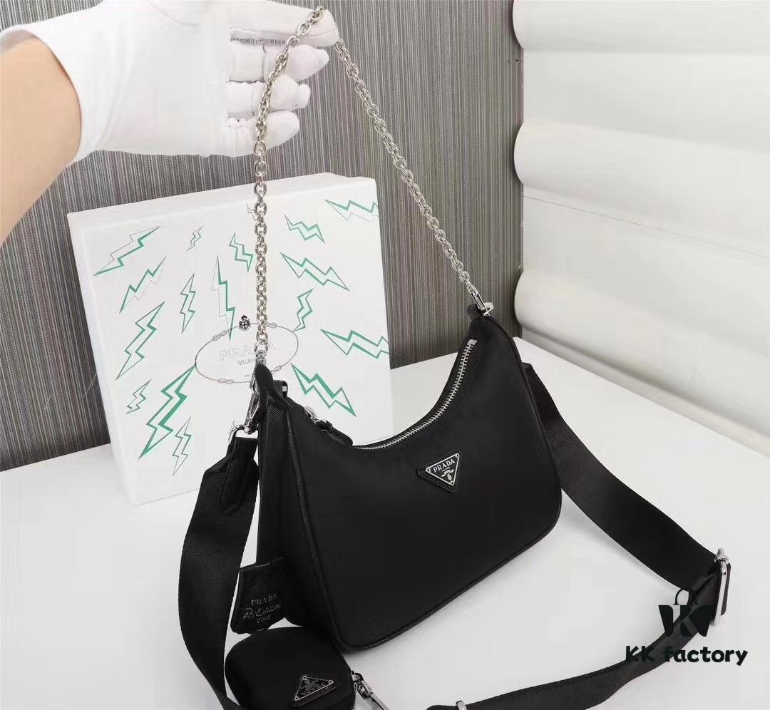 6930c2ba6e68136f4d9af427 Prada Re-Edition Hobo High Bag in Gift Box Packaging