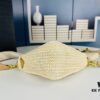 6930c2c06e68136f4d9af433 Prada Raffia Woven Triangle Bag with Box, 3D Logo, Lightweight Structured Design, Thin Strap, Adjustable Double Lengths, Can Be Worn as Crossbody, Shoulder or Underarm Bag, Includes Metal Chain for Elevated Elegance, Handheld Style, Size 25x13x10, Model No. 2425
