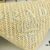 6930c2c06e68136f4d9af434 Prada Raffia Woven Triangle Bag with Box, 3D Logo, Lightweight Structured Design, Thin Strap, Adjustable Double Lengths, Can Be Worn as Crossbody, Shoulder or Underarm Bag, Includes Metal Chain for Elevated Elegance, Handheld Style, Size 25x13x10, Model No. 2425