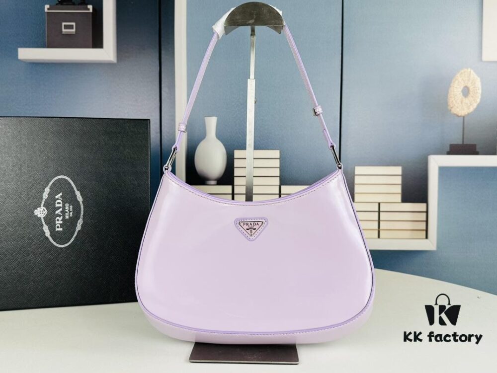 6930c2c16e68136f4d9af437 PRADA 2021 Spring/Summer Hobo Handbag, Calfskin Leather, Original Factory Custom Material