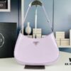 6930c2c16e68136f4d9af437 PRADA 2021 Spring/Summer Hobo Handbag, Calfskin Leather, Original Factory Custom Material