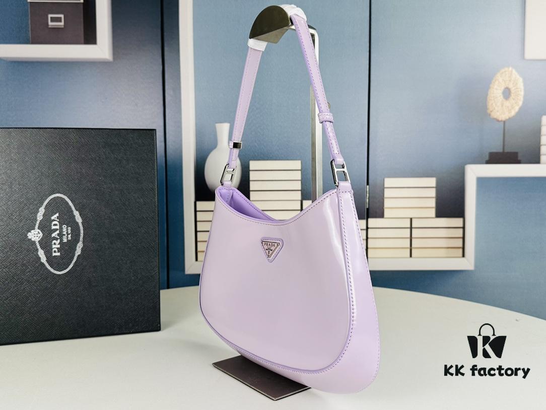 6930c2c26e68136f4d9af43a PRADA 2021 Spring/Summer Hobo Handbag, Calfskin Leather, Original Factory Custom Material
