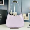 6930c2c26e68136f4d9af43b PRADA 2021 Spring/Summer Hobo Handbag, Calfskin Leather, Original Factory Custom Material