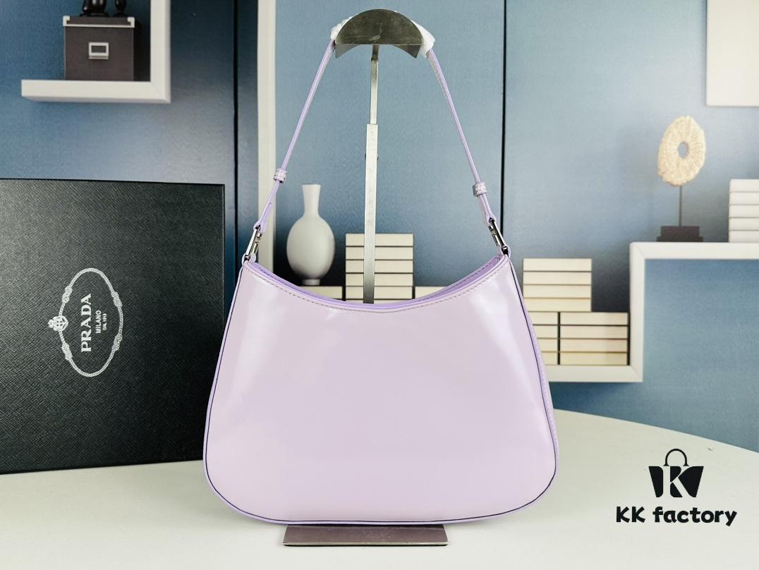 6930c2c26e68136f4d9af43b PRADA 2021 Spring/Summer Hobo Handbag, Calfskin Leather, Original Factory Custom Material