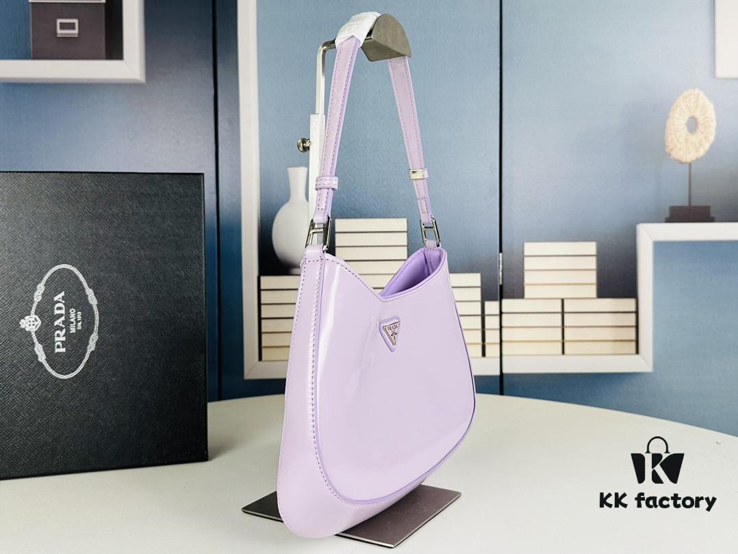 6930c2c36e68136f4d9af43c PRADA 2021 Spring/Summer Hobo Handbag, Calfskin Leather, Original Factory Custom Material