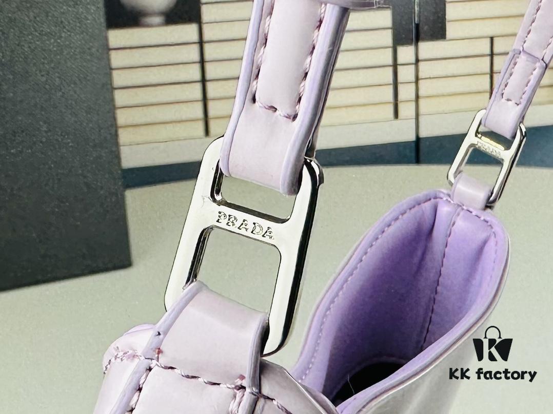 6930c2c36e68136f4d9af43d PRADA 2021 Spring/Summer Hobo Handbag, Calfskin Leather, Original Factory Custom Material