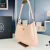 6930c2ca6e68136f4d9af44a PRADA 2021 Spring/Summer Hobo Bag - Original Order with Box, Custom Leather from Factory