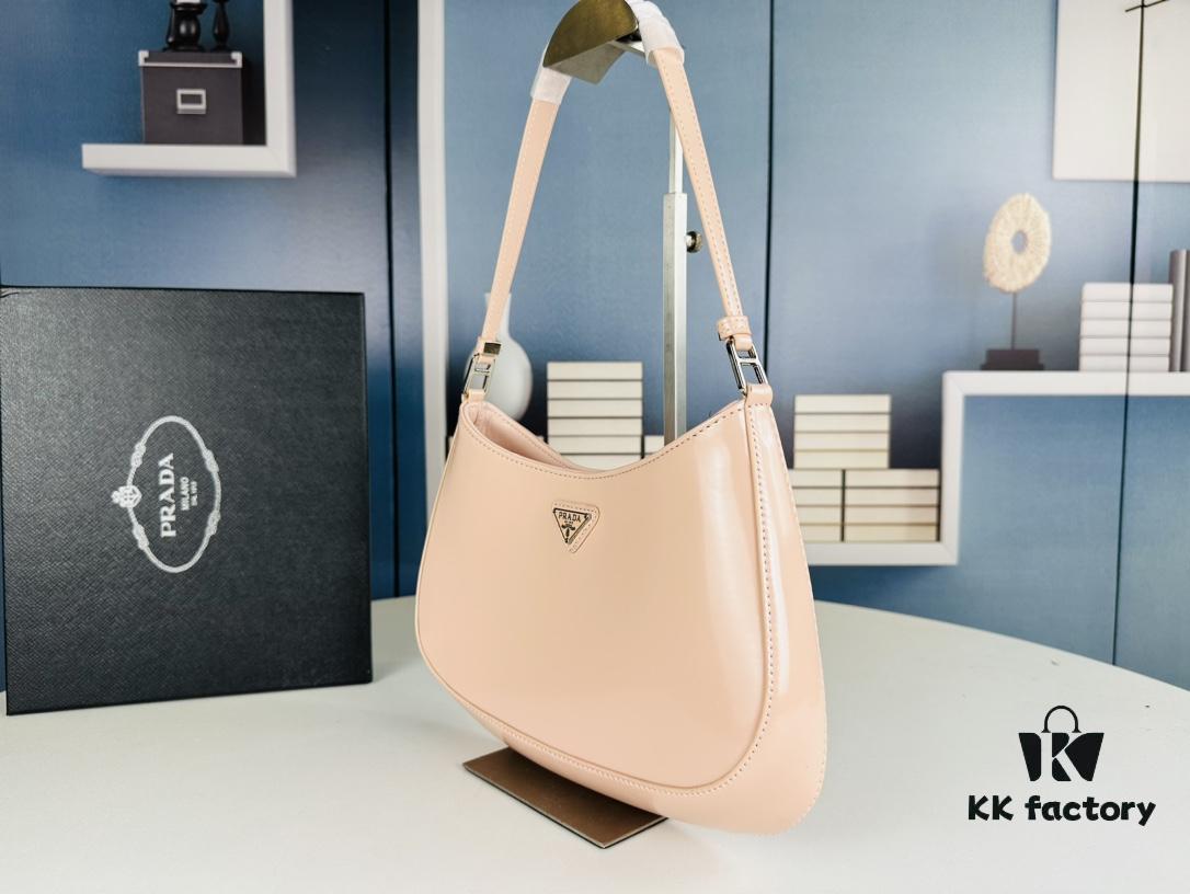 6930c2ca6e68136f4d9af44a PRADA 2021 Spring/Summer Hobo Bag - Original Order with Box, Custom Leather from Factory