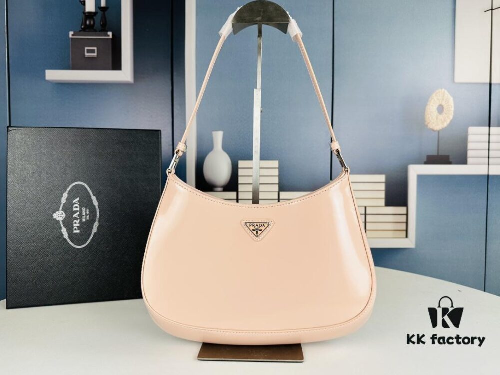 6930c2ca6e68136f4d9af44b PRADA 2021 Spring/Summer Hobo Bag - Original Order with Box, Custom Leather from Factory