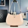 6930c2ca6e68136f4d9af44b PRADA 2021 Spring/Summer Hobo Bag - Original Order with Box, Custom Leather from Factory