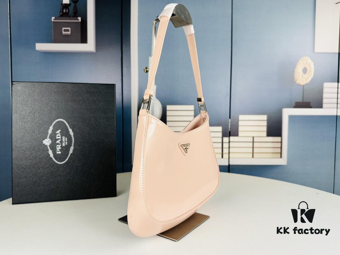 6930c2ca6e68136f4d9af44c PRADA 2021 Spring/Summer Hobo Bag - Original Order with Box, Custom Leather from Factory