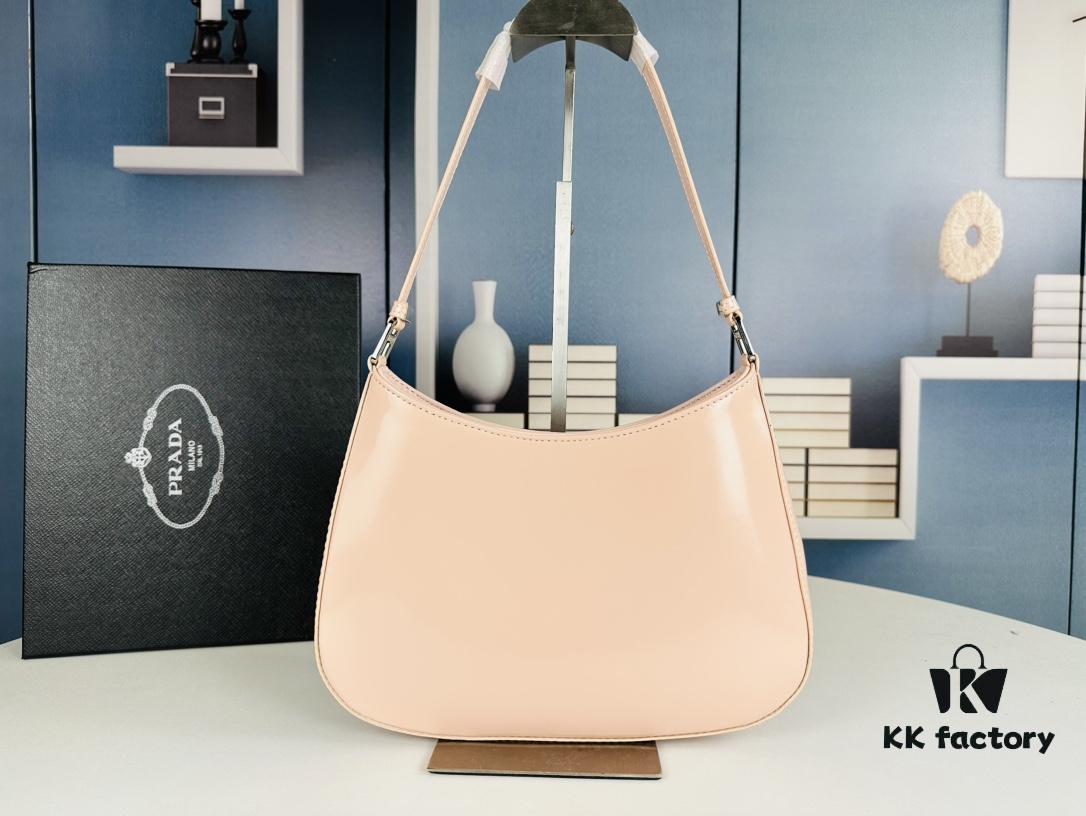 6930c2cb6e68136f4d9af44d PRADA 2021 Spring/Summer Hobo Bag - Original Order with Box, Custom Leather from Factory