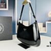6930c2cd6e68136f4d9af454 PRADA 2021 Spring/Summer Hobo Handbag, Premium Calfskin Leather, Original Factory Custom Material