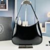 6930c2cf6e68136f4d9af457 PRADA 2021 Spring/Summer Hobo Handbag, Premium Calfskin Leather, Original Factory Custom Material
