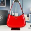 6930c2d16e68136f4d9af45c PRADA 2021 Spring/Summer Collection Hobo Handbag - Premium Calfskin, Lightweight and Stylish