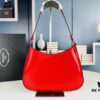6930c2d26e68136f4d9af45e PRADA 2021 Spring/Summer Collection Hobo Handbag - Premium Calfskin, Lightweight and Stylish