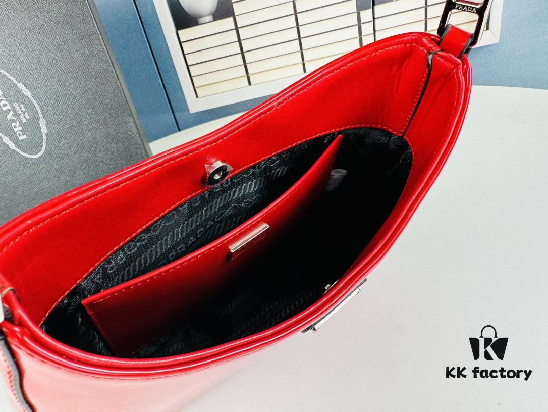 6930c2d56e68136f4d9af463 PRADA 2021 Spring/Summer Collection Hobo Handbag - Premium Calfskin, Lightweight and Stylish