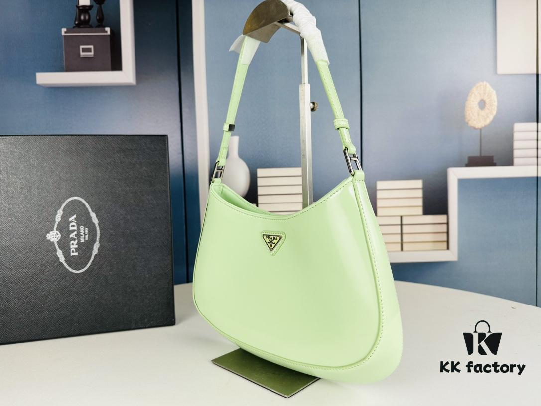 PRADA 2021 Spring/Summer Hobo Handbag - Authentic Replica, Premium Calfskin Leather
