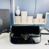 6930c2dc6e68136f4d9af474 PRADA Soft Calf Shoulder Bag, Size 21.5x13x5, Model No. 339