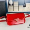 6930c2dc6e68136f4d9af475 PRADA New Soft Calf Leather Tote Bag | Patent Leather Finish with Box | Size 21.5x13x5